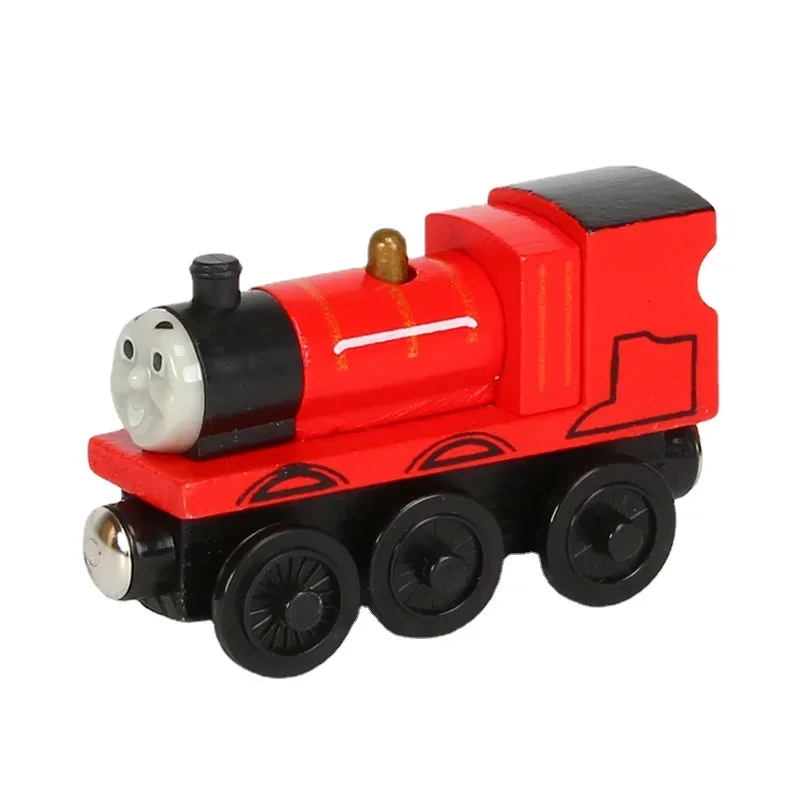 Original Wooden Trains Thomas Model Cars Toys Compatible with Wooden Train Sliding Track Percy James Gordon Toys for Children.