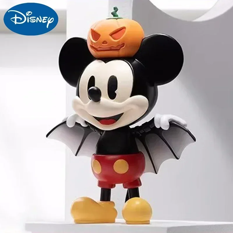 Disney Mickey Mouse Genuine Blind Box Curious Boundless Series Mysterious Surprise Box Figure Pvc 100th Anniversary Doll Toys