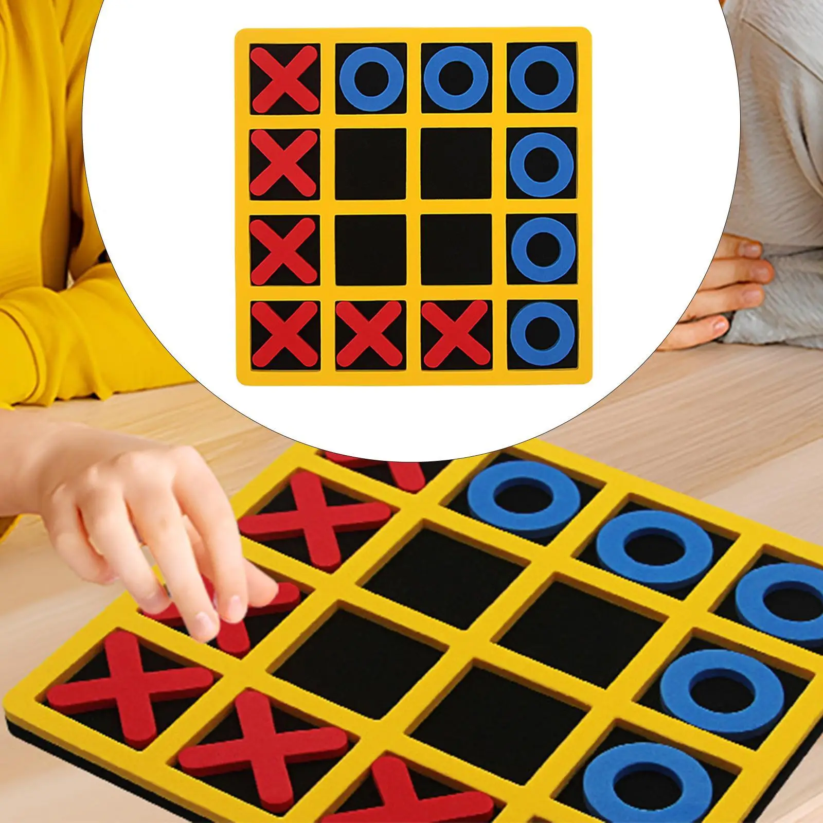 Tic TAC Toe Game Strategy Board Games for Outdoor Indoor Family Children