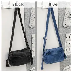 Borsa a tracolla letteraria Vintage Casual in Denim 2023 nuova borsa a tracolla sportiva per studenti per ragazze e ragazzi uso quotidiano