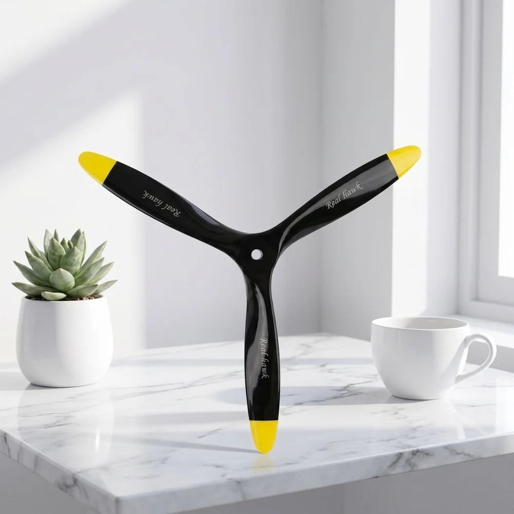 3 Blade 18x6/18x8/18x10 CCW or CW Black Wooden Propeller High Quality For Scale RC Gas Airplane Model RC parts
