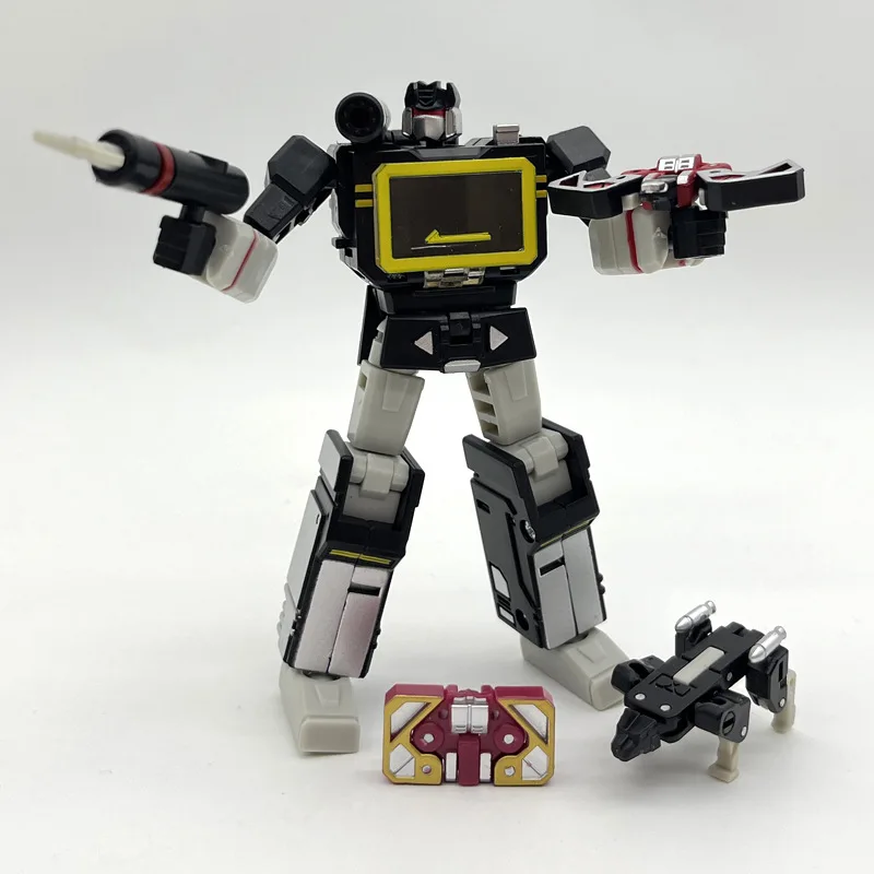 In Stock Transforming Toys PocketToys PT04B Dark Soundwave With 3 Tapes DX9 Small Scale KO G1 Model Figure Collection Movable