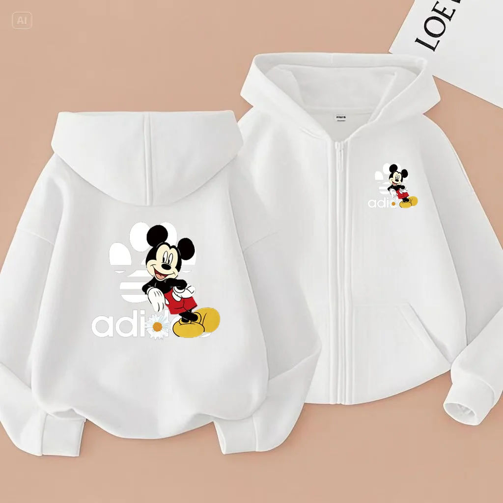 เสื้อฮู้ดอนิเมะสีดำสำหรับเด็ก เสื้อคลุมคาร์ดิแกนแบบมีซิปสำหรับฤดูหนาว แฟชั่นสำหรับเด็กหญิงและเด็กชาย อายุ 3-12 ปี เสื้อคลุมลำลองสไตล์หลวมสบาย