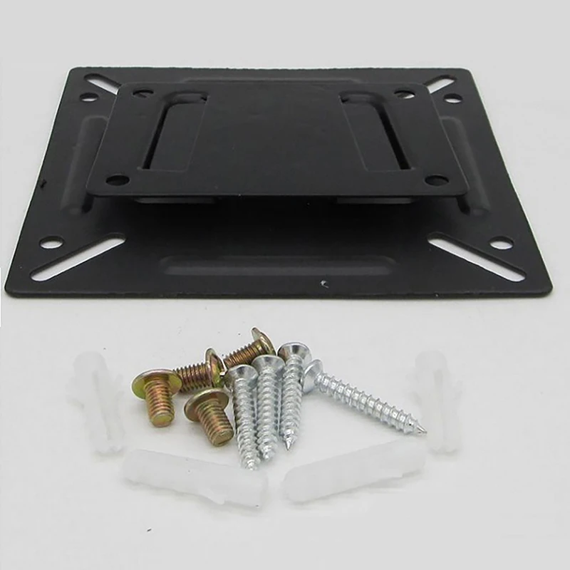 1Pcs Saving Space 14-24 Inch TV Mount Wall-mounted Snap Fastener Flat Panel Bracket Metal TV Holder LCD LED Monitor TV Frame
