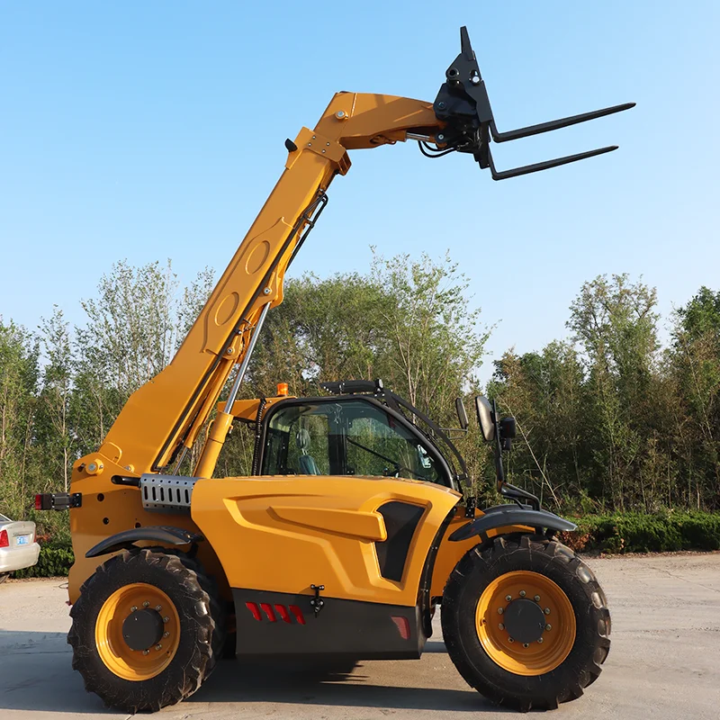 

Factory Customized High Quality 3.5 Tons 4WD Telescopic Forklift Truck Telehandler Max 18m Lifting CE