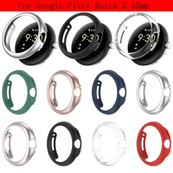 Bumper Case for Google Pixel Watch 3 45mm (No Screen Protector), Hard PC Protective Matte Frame.