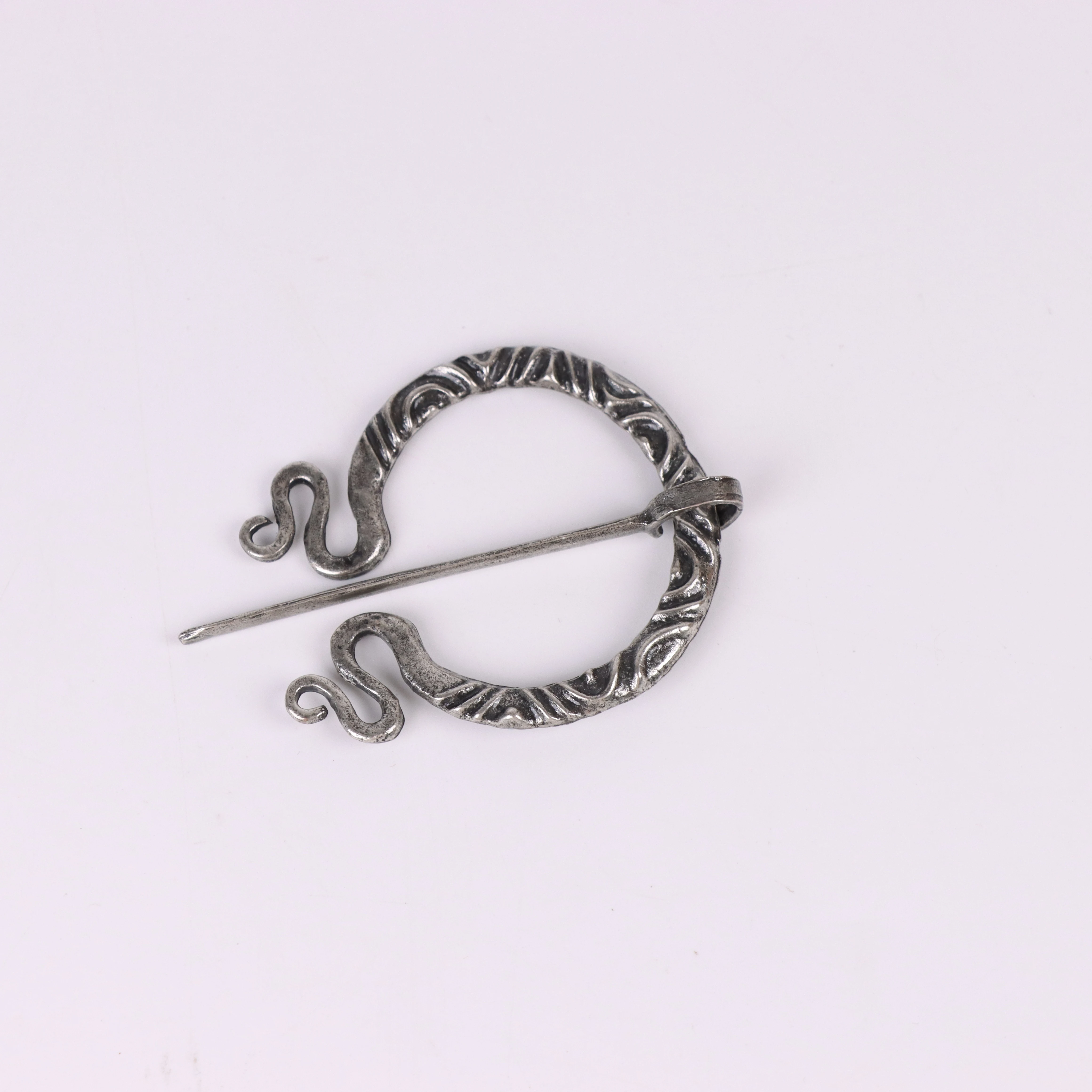 عباءة دبوس المشبك، خمر فايكنغ Penannular بروش دبوس مشبك ل عباءة وشاح شال القماش #3