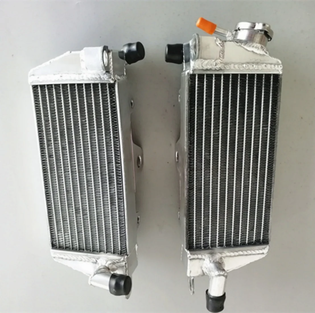 For 1984 Kawasaki KX250 KX 250 Aluminum Radiator Cooler Cooling Coolant