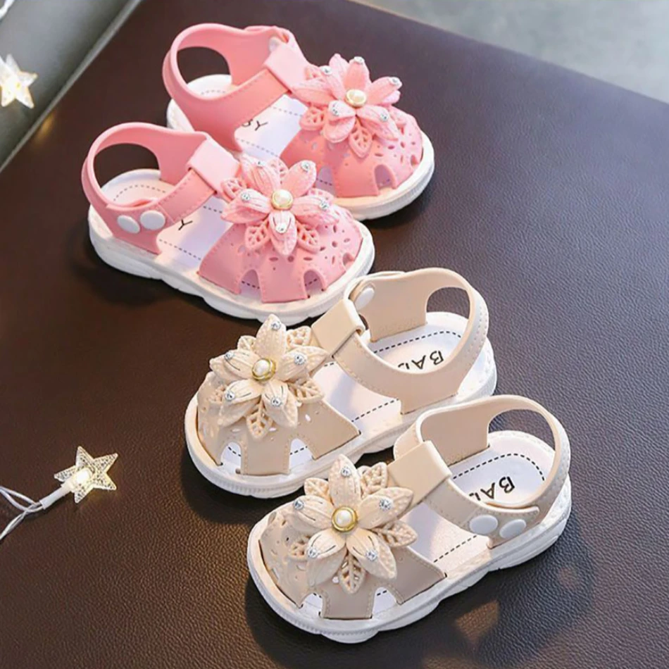 

Girls Summer Sandals Anti-Slip Soft Soles Comfortable Breathable Durable Family Party Tourism Vacation Parties Children Shoes