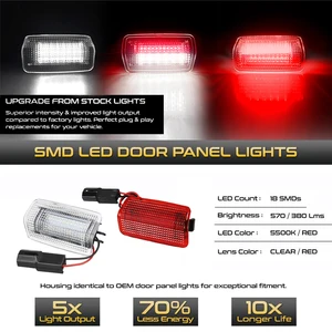 LED -Tür mit freundlicher Genehmigung von Lichtern für Toyota GT86 Corolla Camry Prius Tundra Highlander 4 Land Cruiser Sienna Avalon Sequoia Venka 10 Hauptverkäufe Sequoia LED - №10