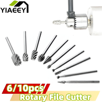 Titanium Dremel Routing Wood Rotary Milling Rotary File Cutter Woodworking Carving Carved Knife Cutter Tools Wood Drill