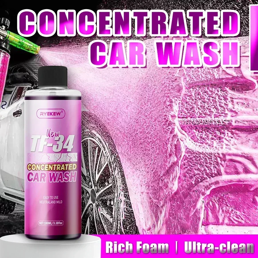 YC19 Pink Foaming Extreme Bodywash & Wax Foaming Car Wash Soap, (Works with Foam Cannons/Guns or Bucket Washes) for Cars, Trucks