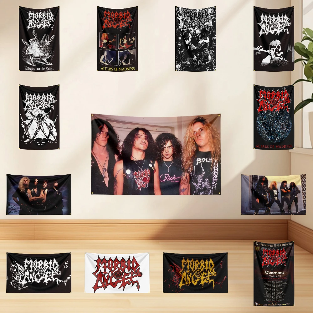 

3x5ft M-Mo-r-bid Angel Flag Professional Flag Polyester Digital Printing Flagge Banner For Decoration Garage Room Home