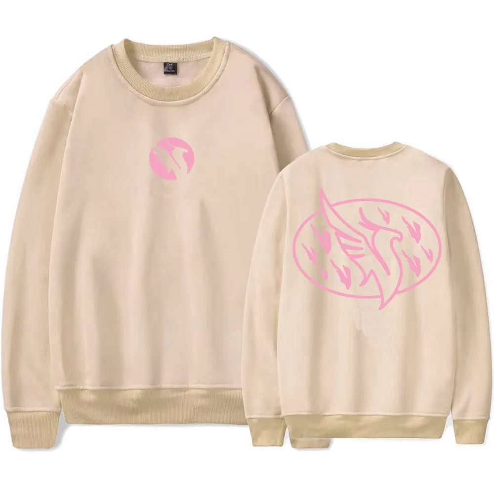 ILLENIUM فينيكس CREWNECK البلوز طويلة الأكمام الشتاء الخريف الذكور البلوفرات للجنسين الشارع الشهير المتضخم الجرافيك طباعة الملابس