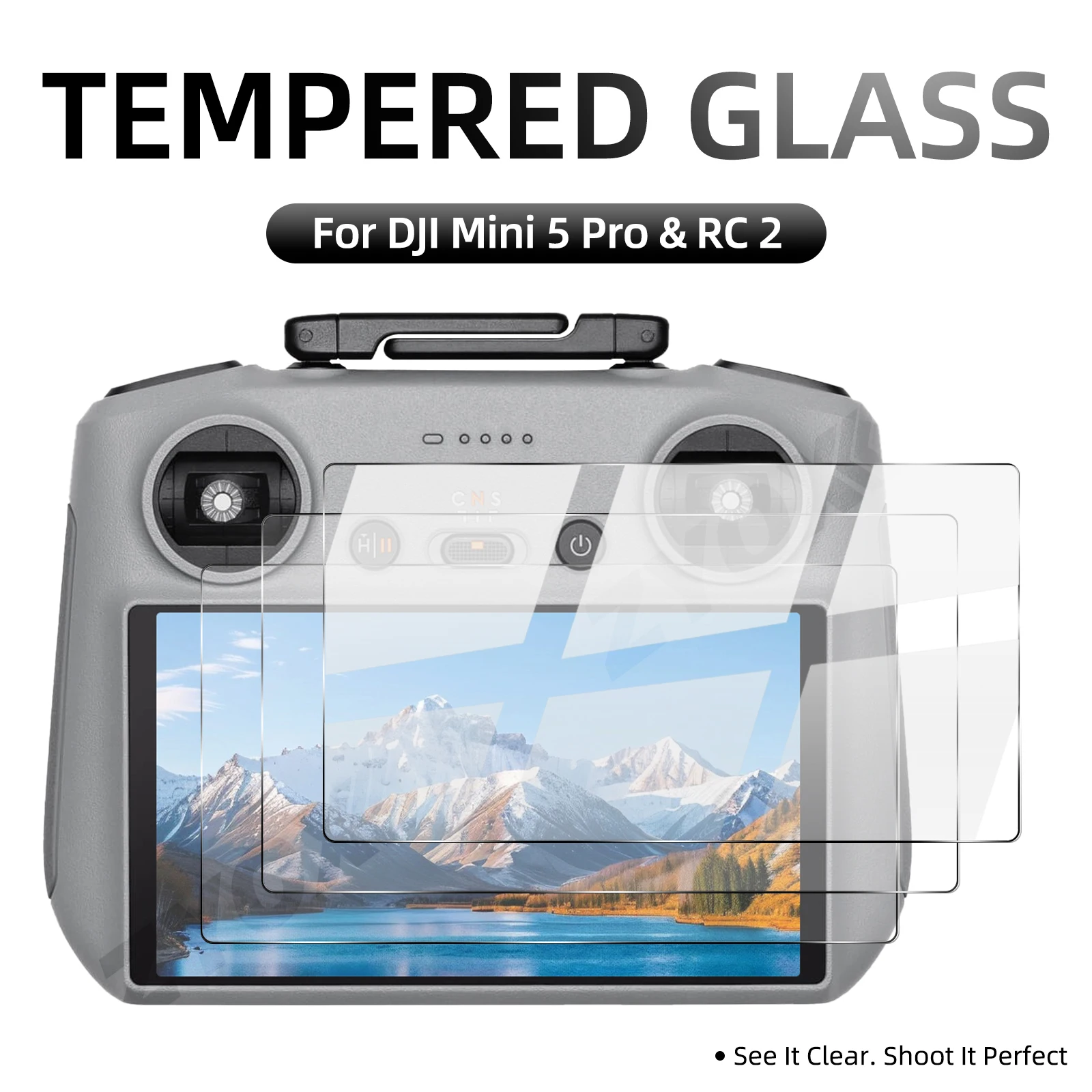 

Protective Film for DJI Mini 5 Pro RC 2 Remote Control HD Glass Screen Protector Anti-Scratch Screen Film Accessories