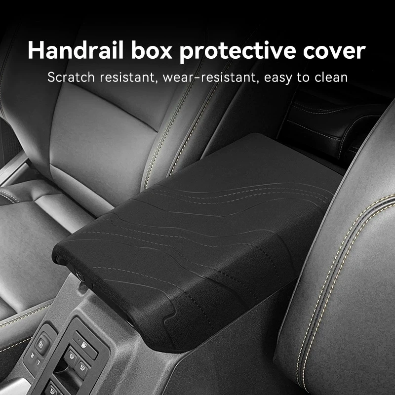 

For Bronco First Edition 2021-2024 Car Armrest Box Center Console Protector Cushion TPE Arm Rest Pad Cover Interior Accessories