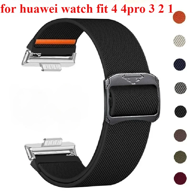 

Нейлоновый ремешок для часов Huawei Fit 3/4/4pro, спортивный ремешок для мужчин и женщин, спортивный браслет, ремешок для часов Huawei Fit2/1 Correa, аксессуары