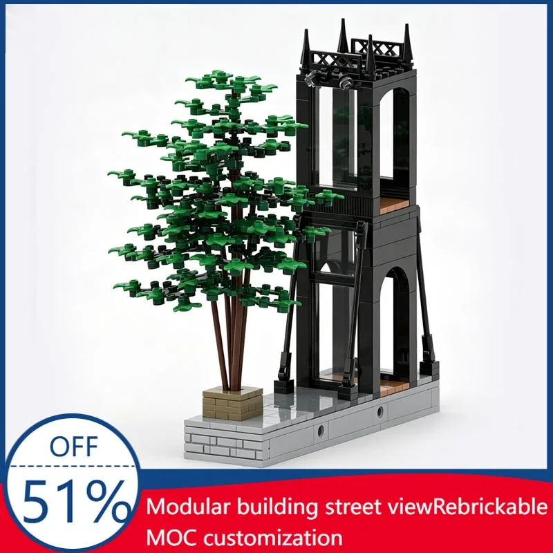 new285pcs-caribbean-street-connector-city-moc-model-custom-blocks-diy-assembly-educational-toy-city-scene-display-halloween-gift