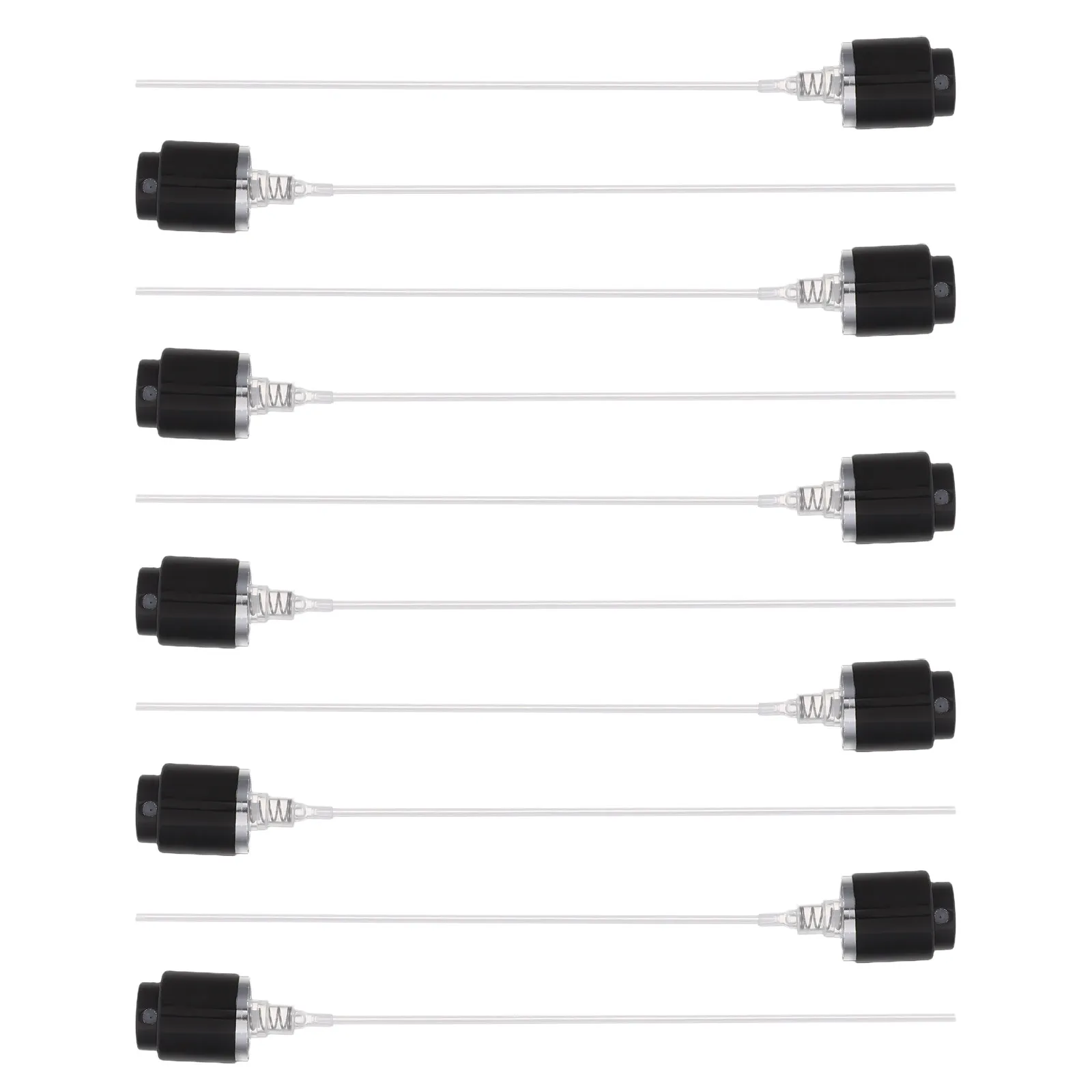 

10Pcs Perfume Spray Nozzle Fine Mist Bottle Top Replacement 15 Teeth Leakproof Sprayer for Travel Sample