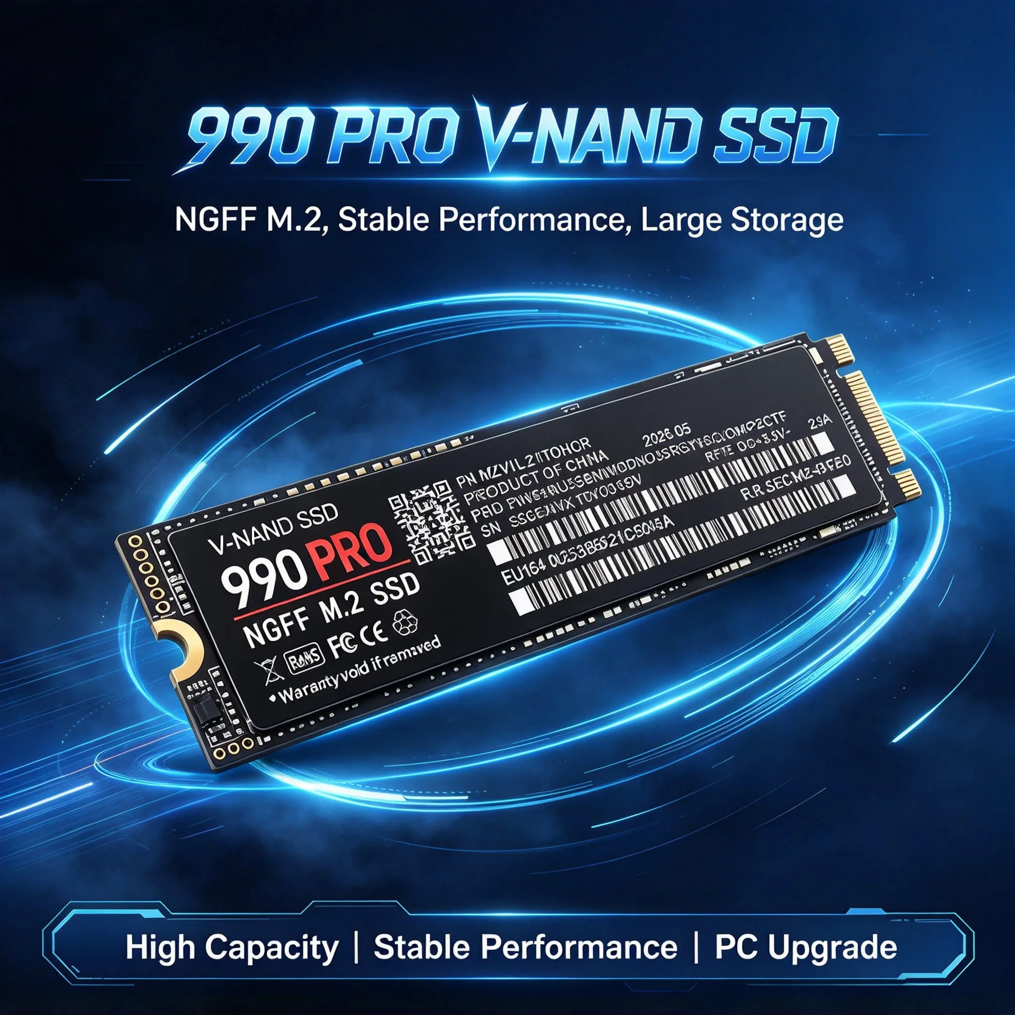 990PRO NGFF SSD M2 SATA3 Inside Solid State Drive 4TB 2TB 500GB 1TB for Laptop Desktop Computer High Speed Internal Hard Disk PC