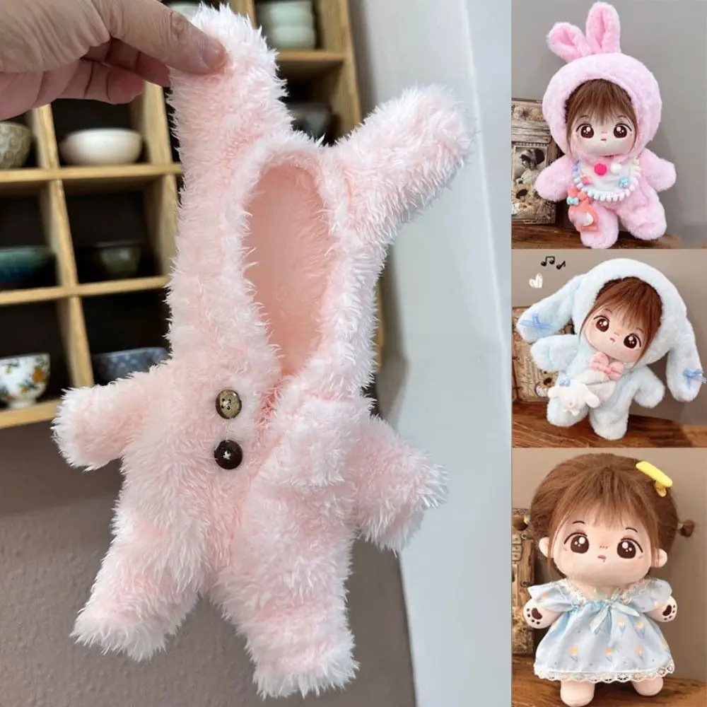 High Quality Cute Doll T-shirt Clothes Mini Cartoon Style Mini Clothes Suits Dolls Toys Accessories 20cm Cotton Doll