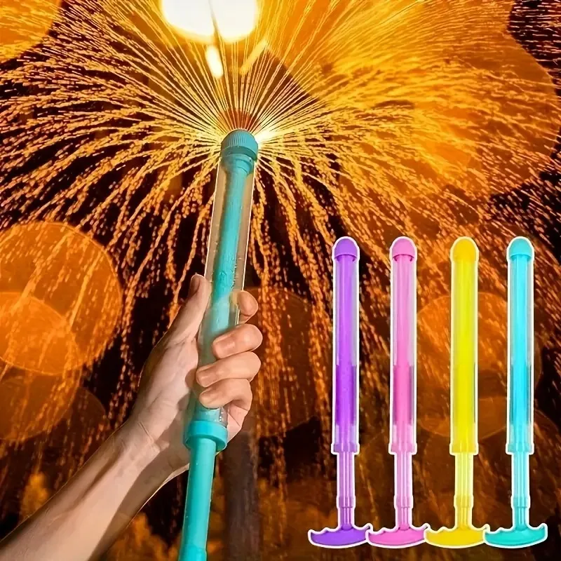 

Fireworks Spray Water Gun for Kids Summer Outdoor Splash Toy Interactive Pool Beach Lawn Water Blaster for Swimming Activities