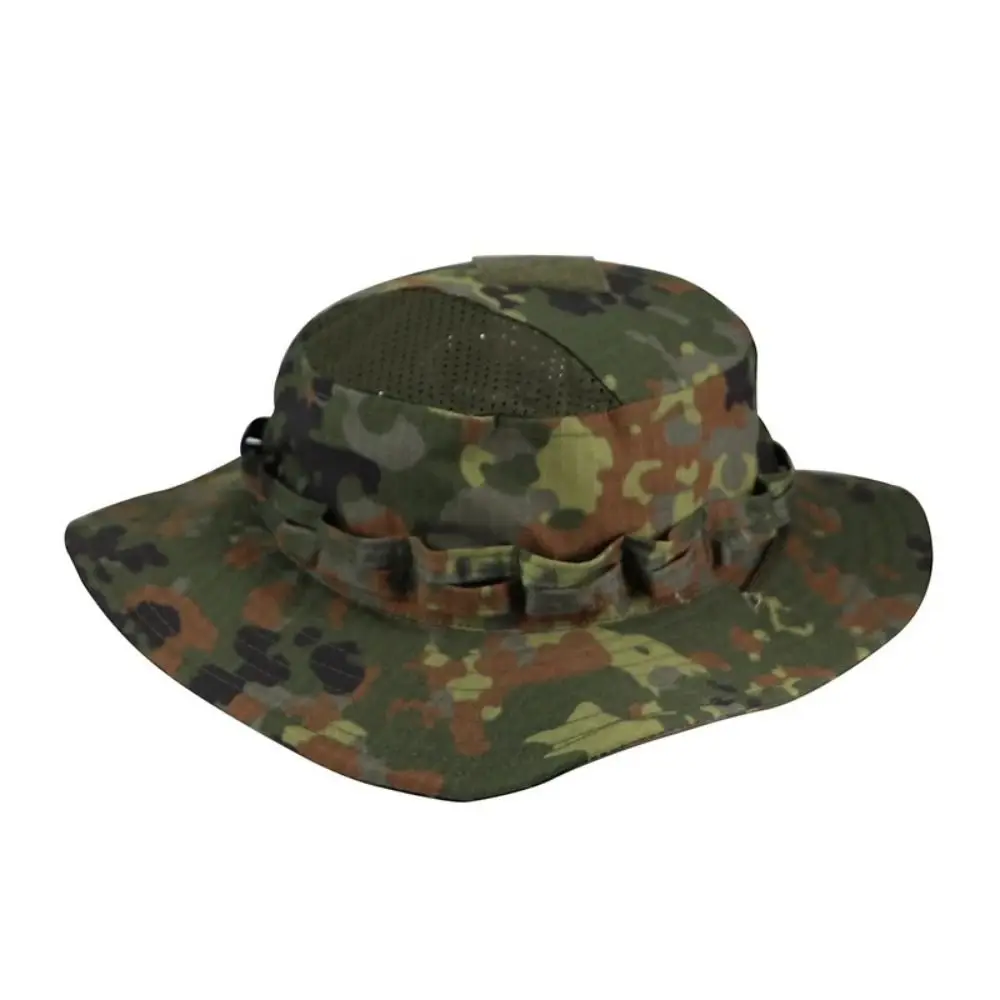 Large Brim Fisherman Hat Breathable Sunscreen Bucket Benny Hats Fashion UV Protection Multicam Fishing Sun Cap Travel