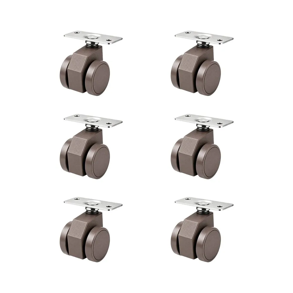 Swivel Chair Casters With Brake Safe Smooth Rolling Office Gaming Desk Chair Furniture Replacement Wheels Home Office Accessory
