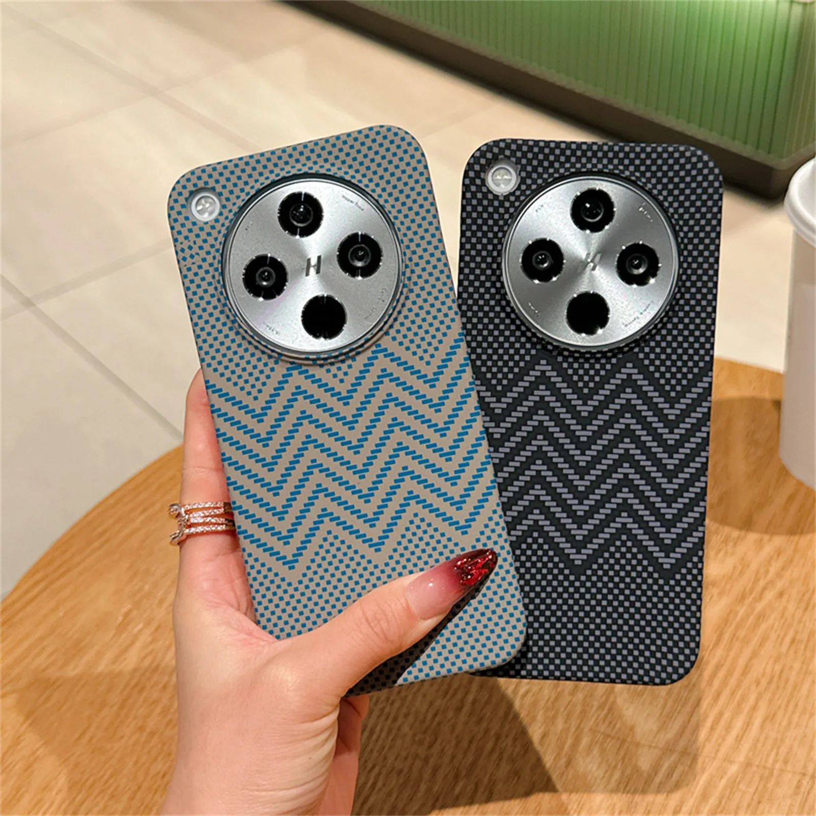Für OPPO Finden X8 X8S Ultra Telefon Fall Semi Wrap Kevlar Carbon Faser Magnetische Anti Slip Matte Schutzhülle für Finden X8 Pro