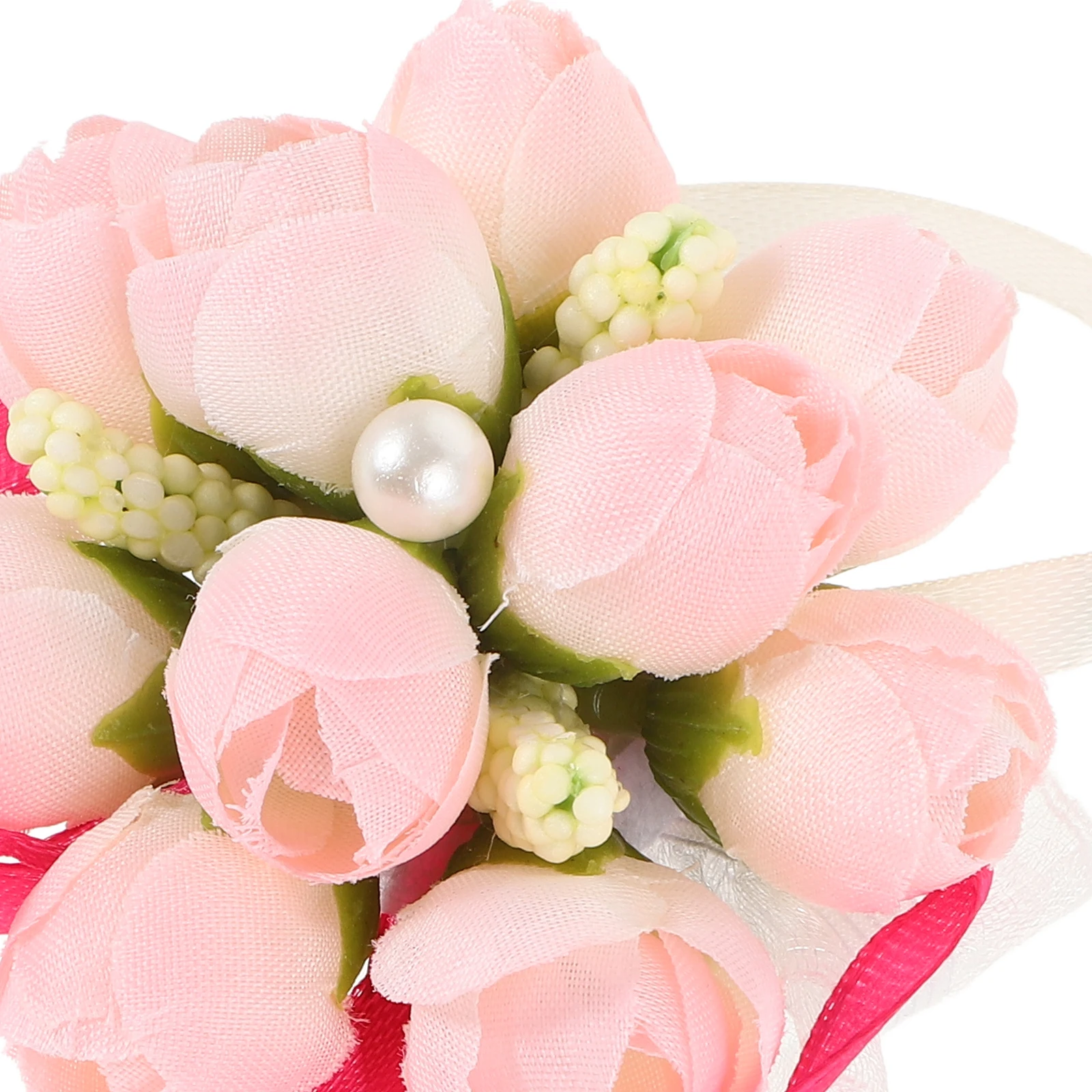 

10pcs Wrist Flower Bride Bridesmaid Artificial Wedding Decor H Wristlet Fake Flowers Bracelet Elegant Accessories