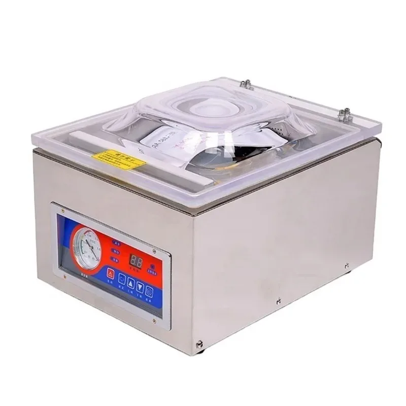 DZ-260C storage foodsaver bag sealing machines food saver ,single chamber industrial pump vacuum sealer machine