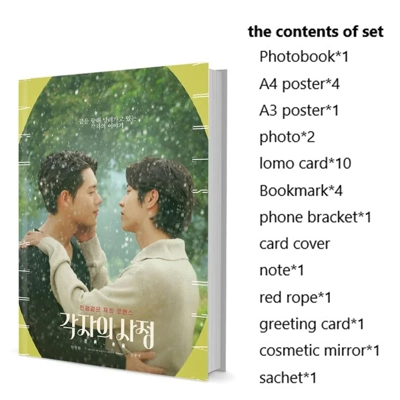 

Individual Circumstances Jun Q Han Jung Wan Photobook Set With Poster Lomo Card Bookmark Photo Album Art Book Picturebook