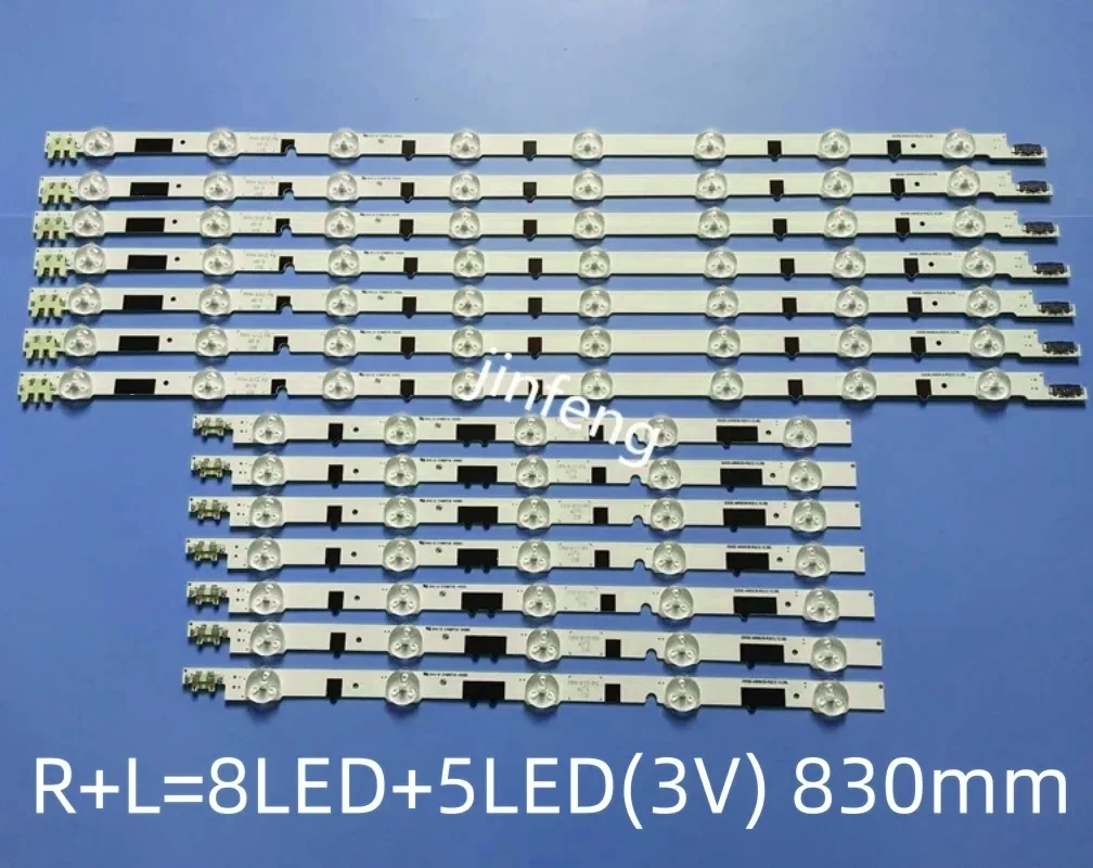 

832mm 14 Piece/Set LED Array Bars For Samsung UE40F6770SB UE40F6755SB 40 inches TV Backlight LED Strip Light Matrix Lamps Bands