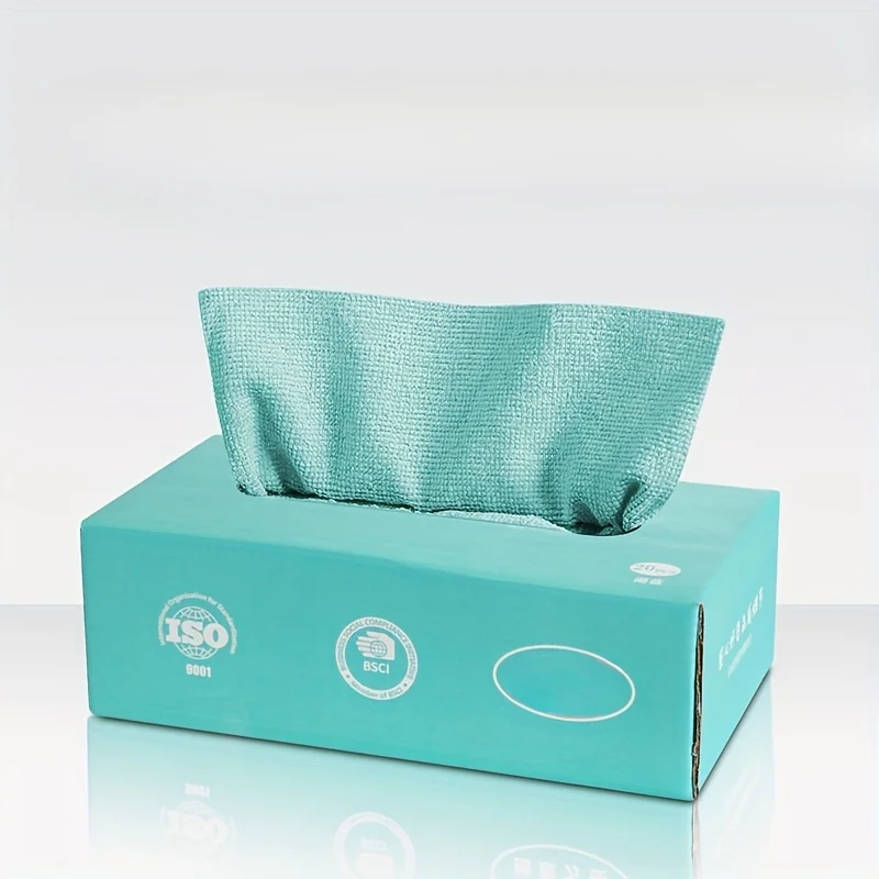 1 Box of SoftTouch Space Microfiber Dishwashing Towels - Super Soft, Lint-Free, Easy to Use, and Gentle on Surfaces for Cleaning