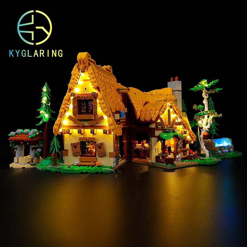 Kyglaring Led Lighting Set DIY Toys For 43242 Snow White and the Seven Dwarfs\' Cottage Building Blocks(NO Model)