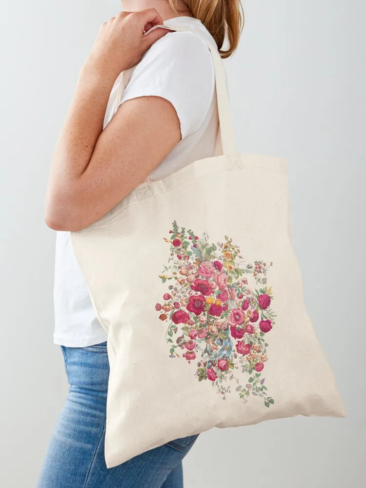 

Bouquety Tote Bag supermarket folding bag shopping trolley bag canvas shopping Canvas
