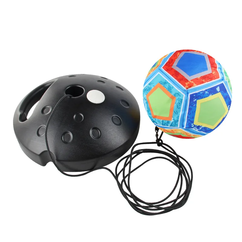 Soccer Rebound Trainer with 2 Goals Kids Football Practice Set for Dual Player Competition Outdoor Sports Training Toy