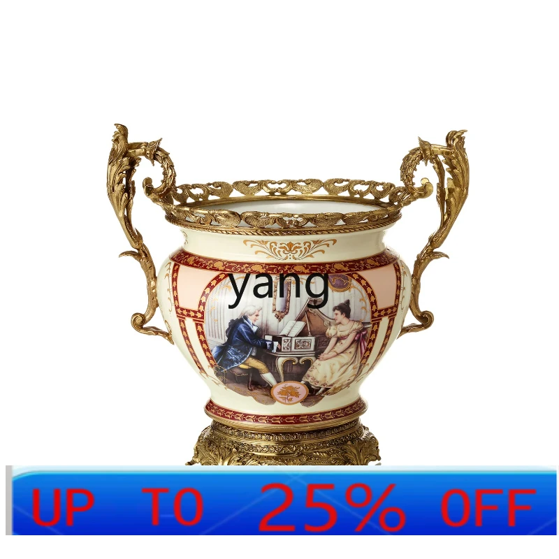 

LTT ручная роспись керамический медный цветочный горшок