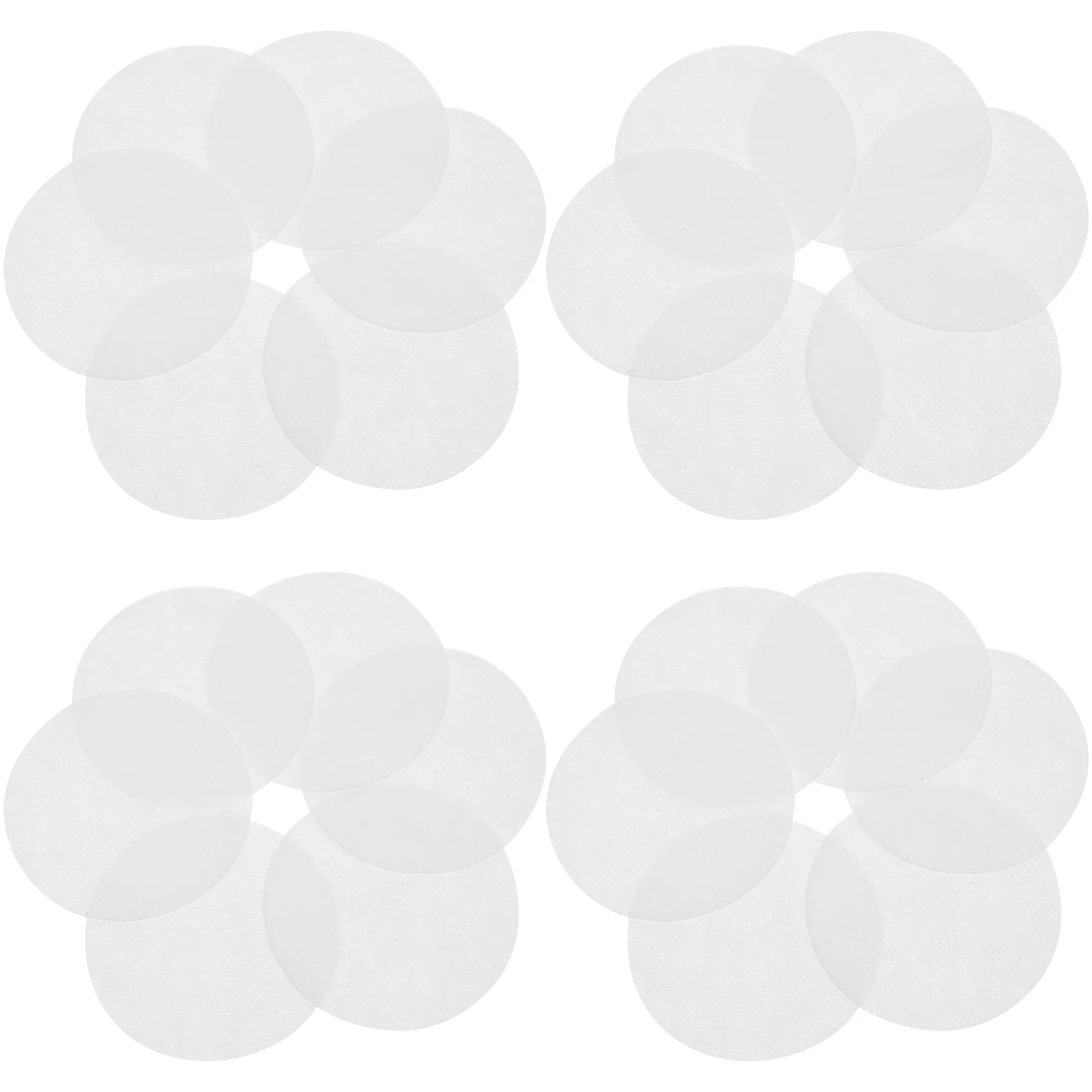 

200Pcs Non-Woven Facial Pads Lightweight Portable Cleansing Rounds for Makeup Remover Face Wipe Home Salon Use 7.5cm