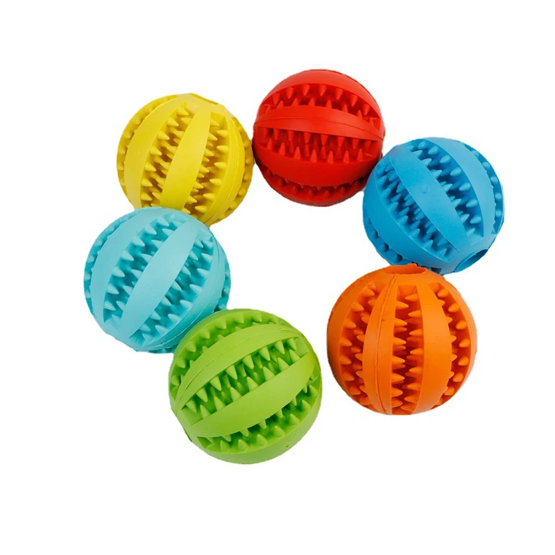 Thorn ball watermelon ball teddy dog decompression elastic rubber ball pet teeth cleaning molars leakage ball dog toy