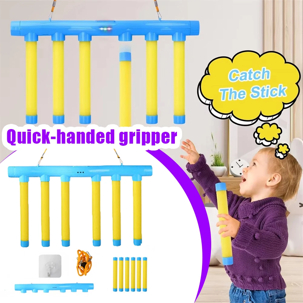 Kinderen Vallende Sticks Dropping Game Stick Machine Handgrijpen Training Concentratie Focus Zintuiglijke Trainer Ouder-kind Speelgoed