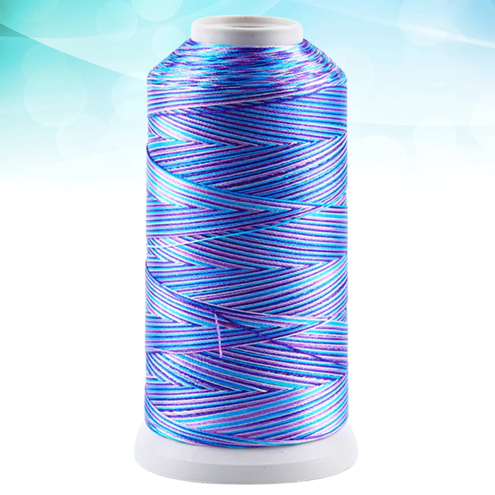 

3 Strand Colorful Ice Silk Thread Blue High Strength Sewing Thread For Quilting Dress Making Jewelry Craft Macrame Tassel