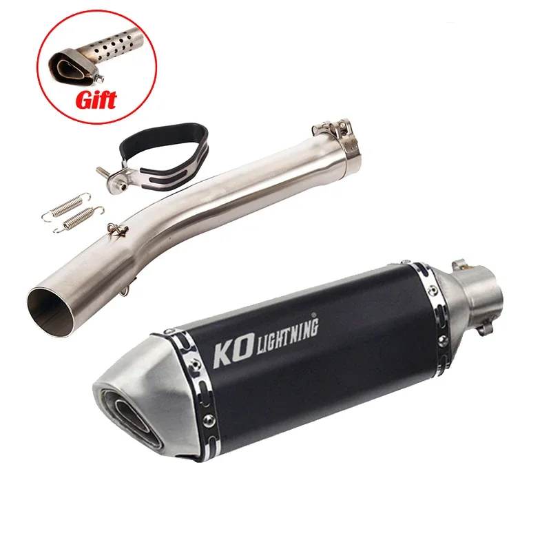 Uitlaatsysteem Voor Yamaha YZF-R6 R6S 1998 1999 2000 2001 2002 2003 2004 2005 Uitlaatpijp Motorfiets 51mm mid Uitlaat Slip Op - afbeelding 1