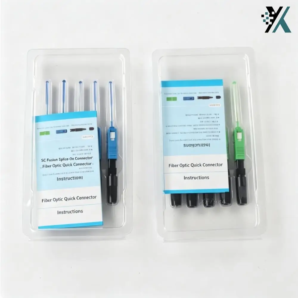 SC APC /UPC Optic Quick Assembly Hot Melt Type Embedded Field Installable Connector FTTH Fiber Cable Repair