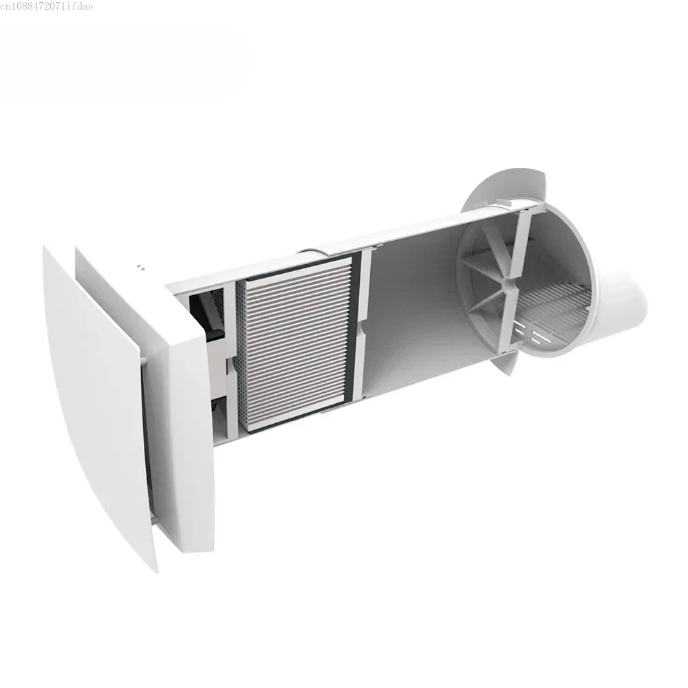 

Reversible EC Fan passive air recuperation heat recovery ventilation system