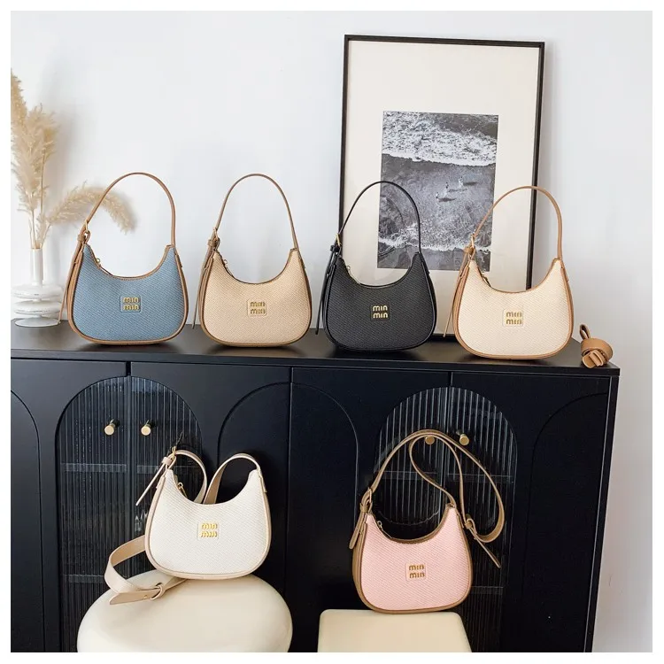 

High quality women's chain strap crossbody bag, fashionable zipper shoulder bag with luxurious designer classic letter logo