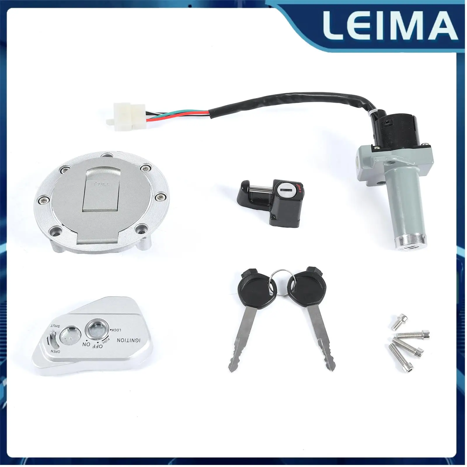 

Полный комплект замка для Vento Crossmax 250 Pro, алюминиевый пластик, 1 комплект, переключатель зажигания, сиденье и комплект замков топливного бака, детали для мотоцикла