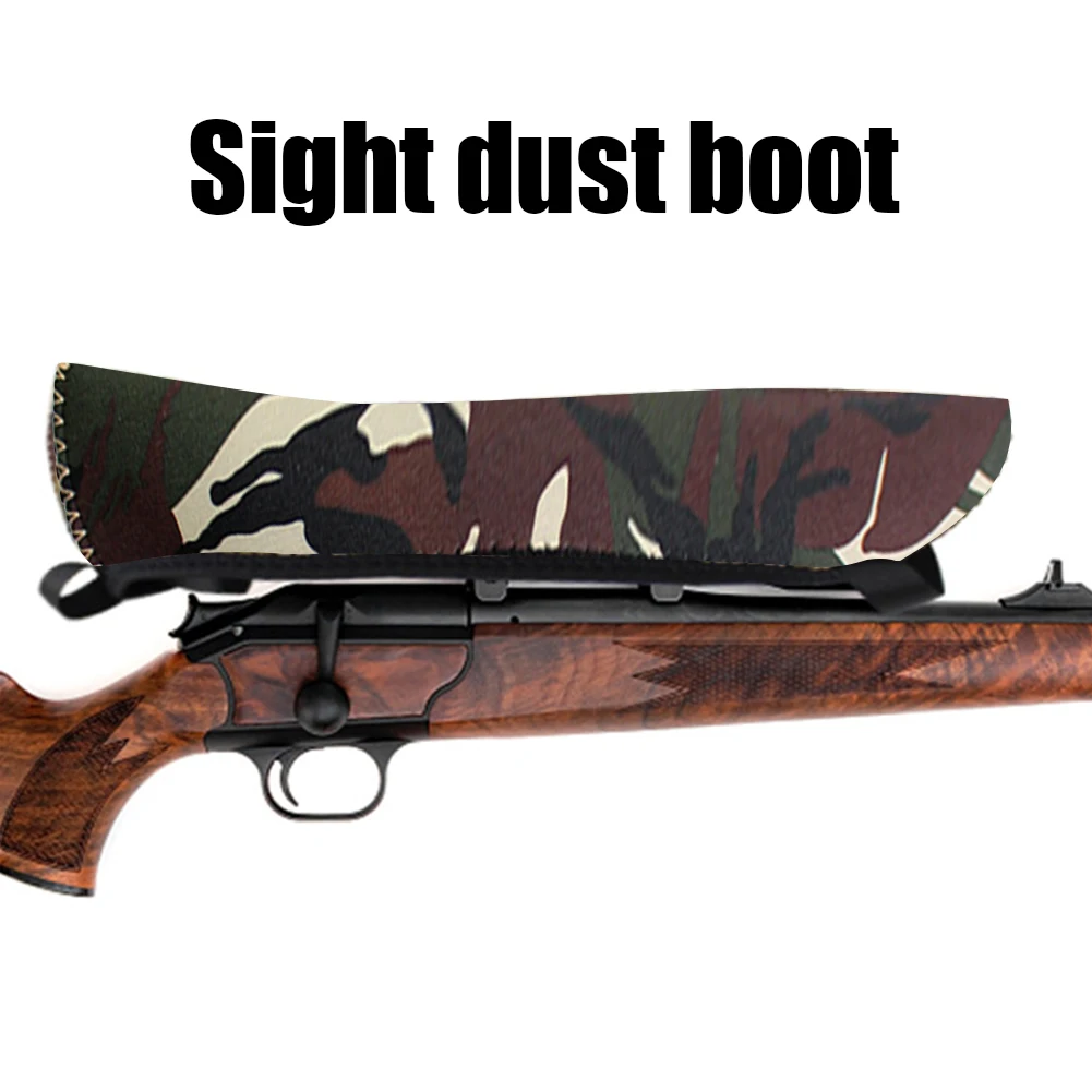 Neoprene Scope Cover Dustproof Optics Lens Cover Rifle Scope Cover Case Outdoor Hunting Gun Scope Cover Fits 10 in Length Scopes