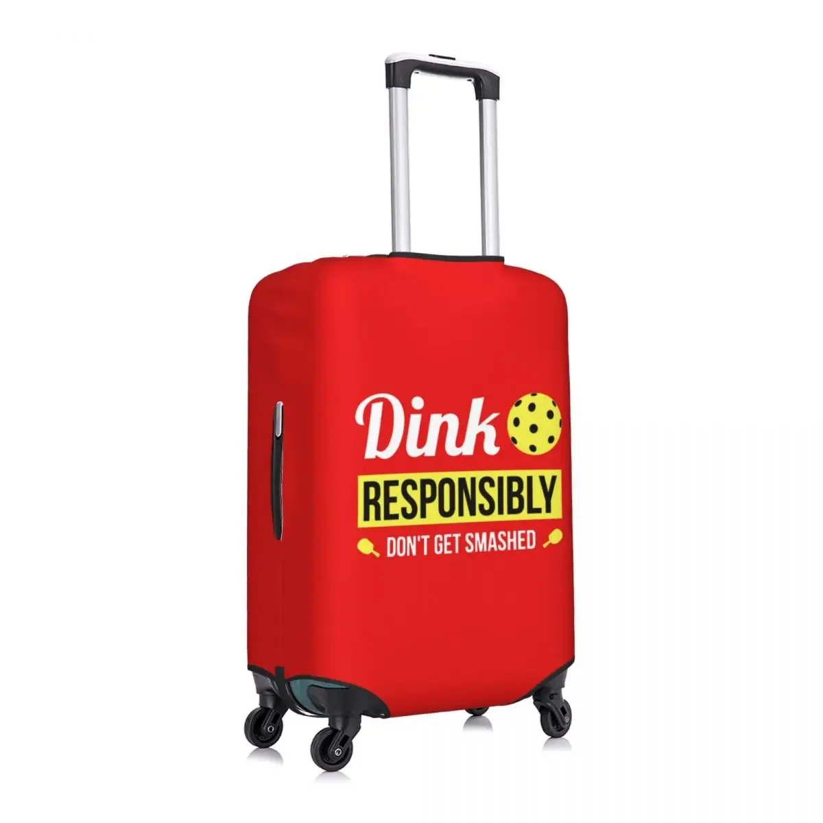 Custom Dink Suitcase Cover, Travel Luggage Protector, Não Obter Smashed, Pickleball Presente, 18 a 32"