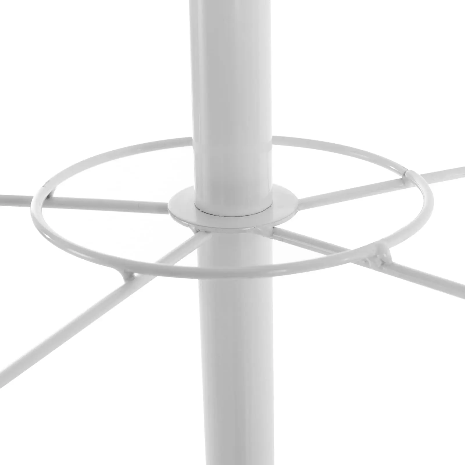 7 Tiers Freestanding Metal Pipe Hat Rack Stand with 35 Hangers Floor-Standing Hat Holder Rack White Hat Display Stand for Baseba